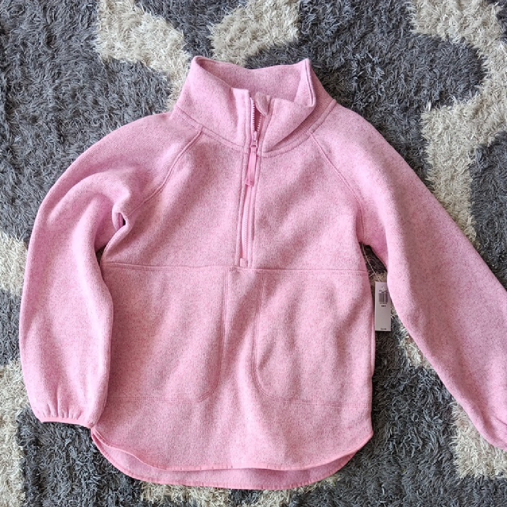 Pink Kids Fleece Pullover